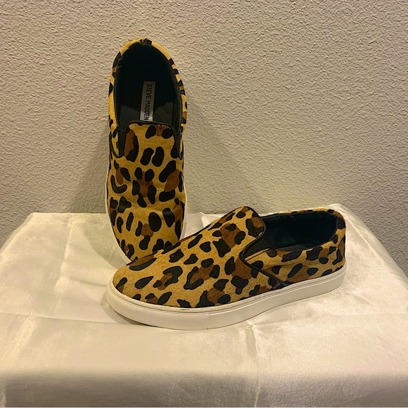STEVE MADDEN leopard print slide on sneaker! - Picture 1 of 5